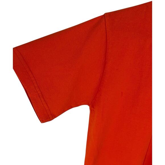 J.Crew Vintage T-Shirt Oarsman Mens XS Orange Crewneck Pocket Preppy Classic - Picture 4 of 8